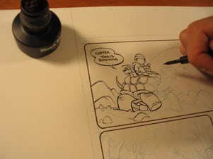 How To Start Inking Comics